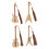 20 Pcs Guitar Shaped Bamboo Bookmark With Tassels 1