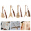 20 Pcs Guitar Shaped Bamboo Bookmark With Tassels 9