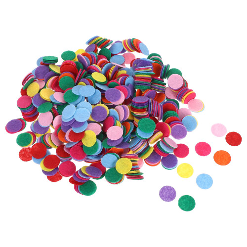 4000 Pcs Felt Round Pads For Crafts Diy In Assorted Colors 1