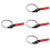 4Pcs Plumbing Wrench Mechanic Hand Tool Oil Filter Removal Spanner 8