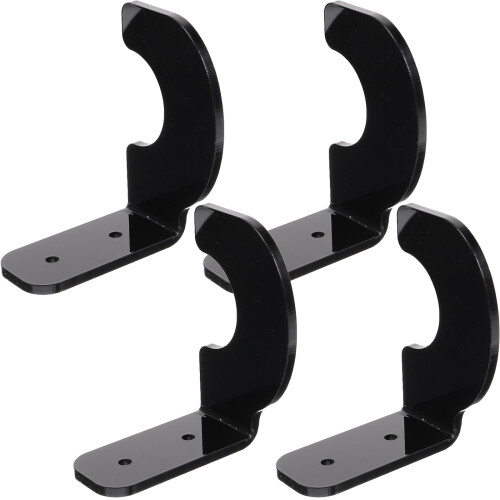4 Sets Acrylic Baseball Bat Display Holder With Mounting Screws 2