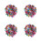 4000 Pcs Felt Round Pads For Crafts Diy In Assorted Colors 10