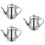 3Pcs Stainless Steel Oil Pot Kitchen Storage Container 7