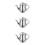 3Pcs Stainless Steel Oil Pot Kitchen Storage Container 8