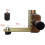 Telescopic Leveling Bracket Adjustable Height Universal Compatibility Machinery Alignment Precision Mounting 3