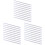 30 Pcs Clear Triangular Plastic Ruler For Students 2