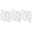 30 Pcs Clear Triangular Plastic Ruler For Students 4