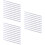 30 Pcs Clear Triangular Plastic Ruler For Students 7