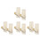 8 Pcs Plastic Flag Pole Mounting Bracket Wall Holder Rack 11