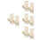 8 Pcs Plastic Flag Pole Mounting Bracket Wall Holder Rack 8