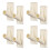 8 Pcs Plastic Flag Pole Mounting Bracket Wall Holder Rack 10
