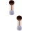 2 Pcs Practical Women Blush Brush Powder Brush Multi-Purpose Cosmetics 7