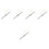 5 Pcs Veil Sparkling Belt Delicate Bridesmaid Miss 6