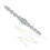5 Pcs Veil Sparkling Belt Delicate Bridesmaid Miss 3