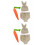 2 Sets Newborn Easter Photo Outfits Rabbit Costume 11