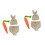 2 Sets Newborn Easter Photo Outfits Rabbit Costume 10