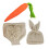 2 Sets Newborn Easter Photo Outfits Rabbit Costume 7