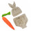 2 Sets Newborn Easter Photo Outfits Rabbit Costume 3