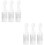 6 Pcs Transparent Plastic Foaming Bottles Portable Sub Bottles 6