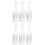 6 Pcs Transparent Plastic Foaming Bottles Portable Sub Bottles 5