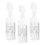 6 Pcs Transparent Plastic Foaming Bottles Portable Sub Bottles 9