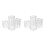 8 Pcs Crystal Candle Holders For Home Wedding Decor 4