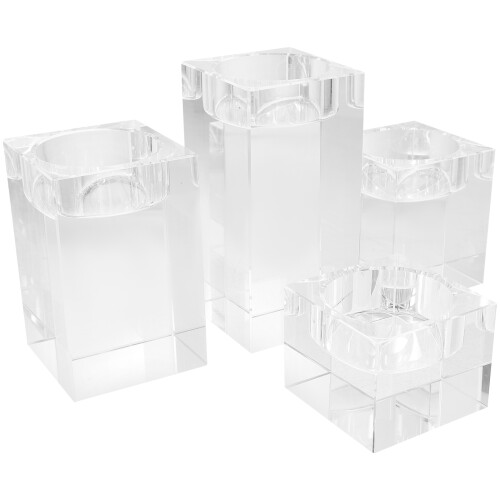 8 Pcs Crystal Candle Holders For Home Wedding Decor 1