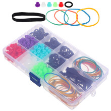 5Pcs Parts Kit With Silicone Rings Bands Pins Box