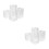 8 Pcs Crystal Candle Holders For Home Wedding Decor 7