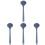4Pcs Silicone Soup Spoon With Long Handle For Non-Stick Cookware 2