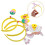 15 Pcs Cute Bunny Headband With Colored Egg Decorations For Easter 11