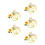 15 Pcs Cute Bunny Headband With Colored Egg Decorations For Easter 7