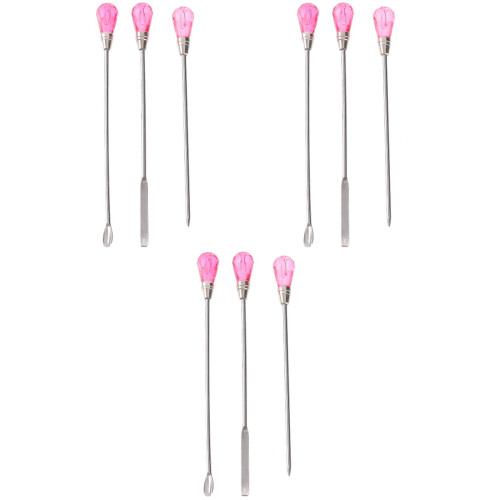 6 Sets Nail Art Stirring Rod Diy Mixing Tool Design Tip Equipment 2