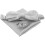 2 Sets Men's Cufflinks Handkerchief Bow Tie Wedding Suit Accessory 3