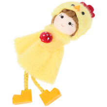 3pcs Girl Plush Doll Hanging Ornament Decor