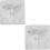 2 Sets Men's Cufflinks Handkerchief Bow Tie Wedding Suit Accessory 8