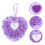 2Pcs Rose Flower Ring Box Storage Case Pillow 9