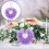 2Pcs Rose Flower Ring Box Storage Case Pillow 10