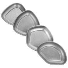 12 Pcs Stainless Steel Mini Sauce Dishes Irregular Containers