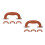 8 Pcs Replacement Plastic Luggage Handle Grip For Heavy-Duty Carrying 4