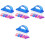 24 Pcs Handle Grip Nail Brushes Fingernail Cleaner Manicure Tools 3