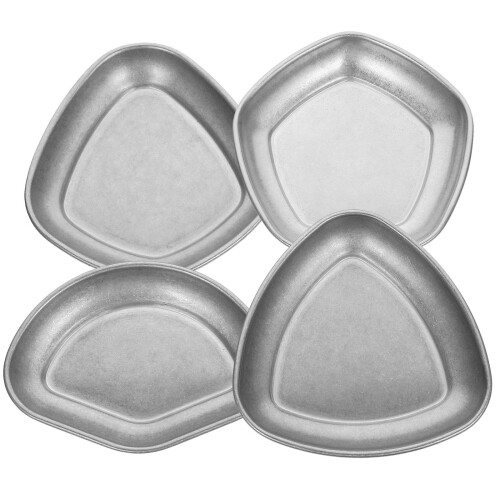 12 Pcs Stainless Steel Mini Sauce Dishes Irregular Containers 1