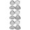 12 Pcs Stainless Steel Mini Sauce Dishes Irregular Containers 10