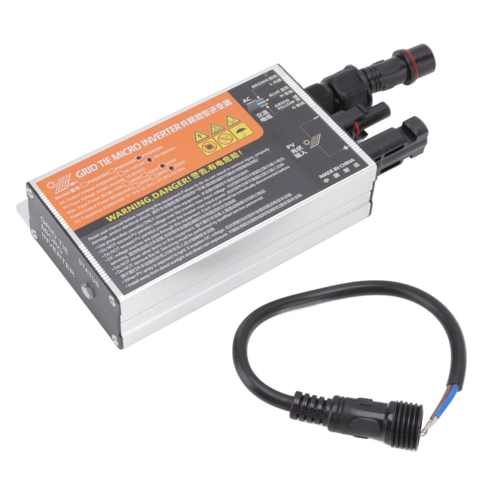 (500W) Solar Micro Inverter 18-60V 350W Ac220v Waterproof 685922803153