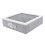 2 Pcs Wooden Compartment Storage Box Rose Carved Tea Container 9