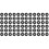 200 Pcs Silicone Pin Cushion Coil Machine Needles Grommets Tools Black 2