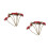 12 Pcs Artificial Red Berry Stems For Holiday Home Decor And Crafts 8