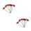 12 Pcs Artificial Red Berry Stems For Holiday Home Decor And Crafts 6