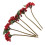 12 Pcs Artificial Red Berry Stems For Holiday Home Decor And Crafts 2