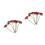 12 Pcs Artificial Red Berry Stems For Holiday Home Decor And Crafts 10